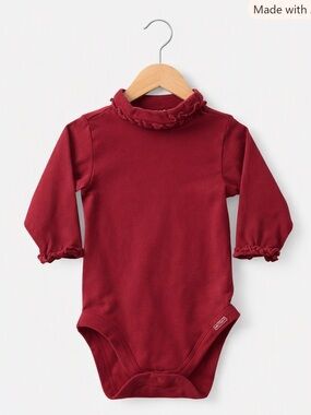 10/$15 The Children's Place Red Long Sleeve Bodysuit